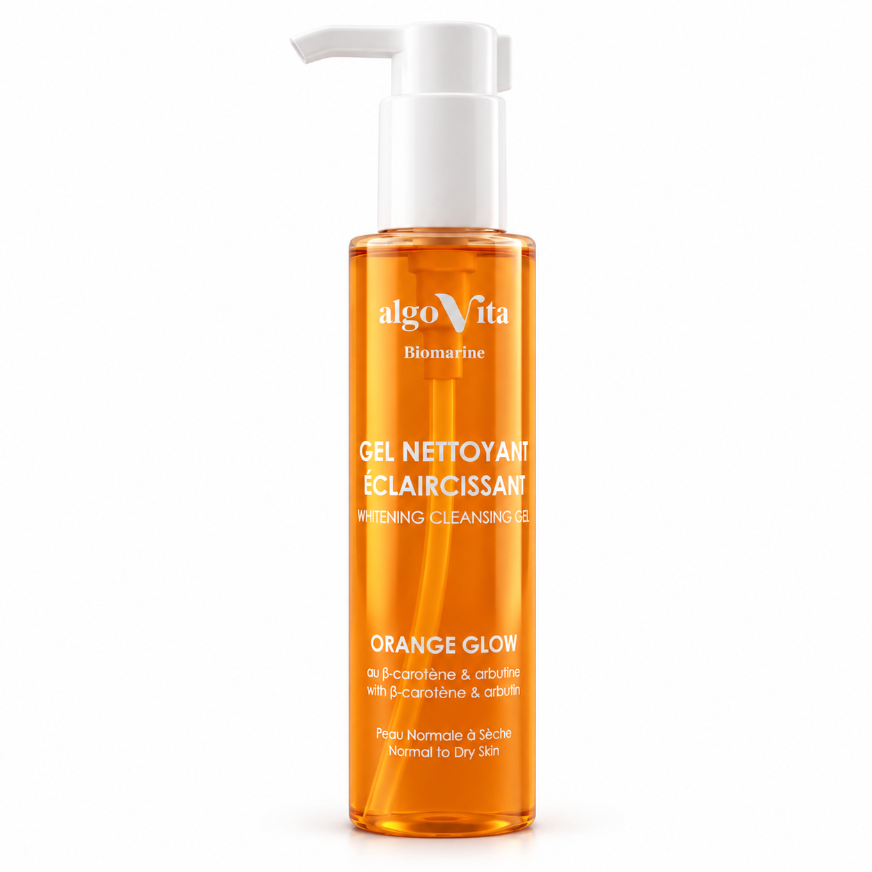 Gel Nettoyant Éclaircissant Orange Glow (Peau Normale-Sèche)
