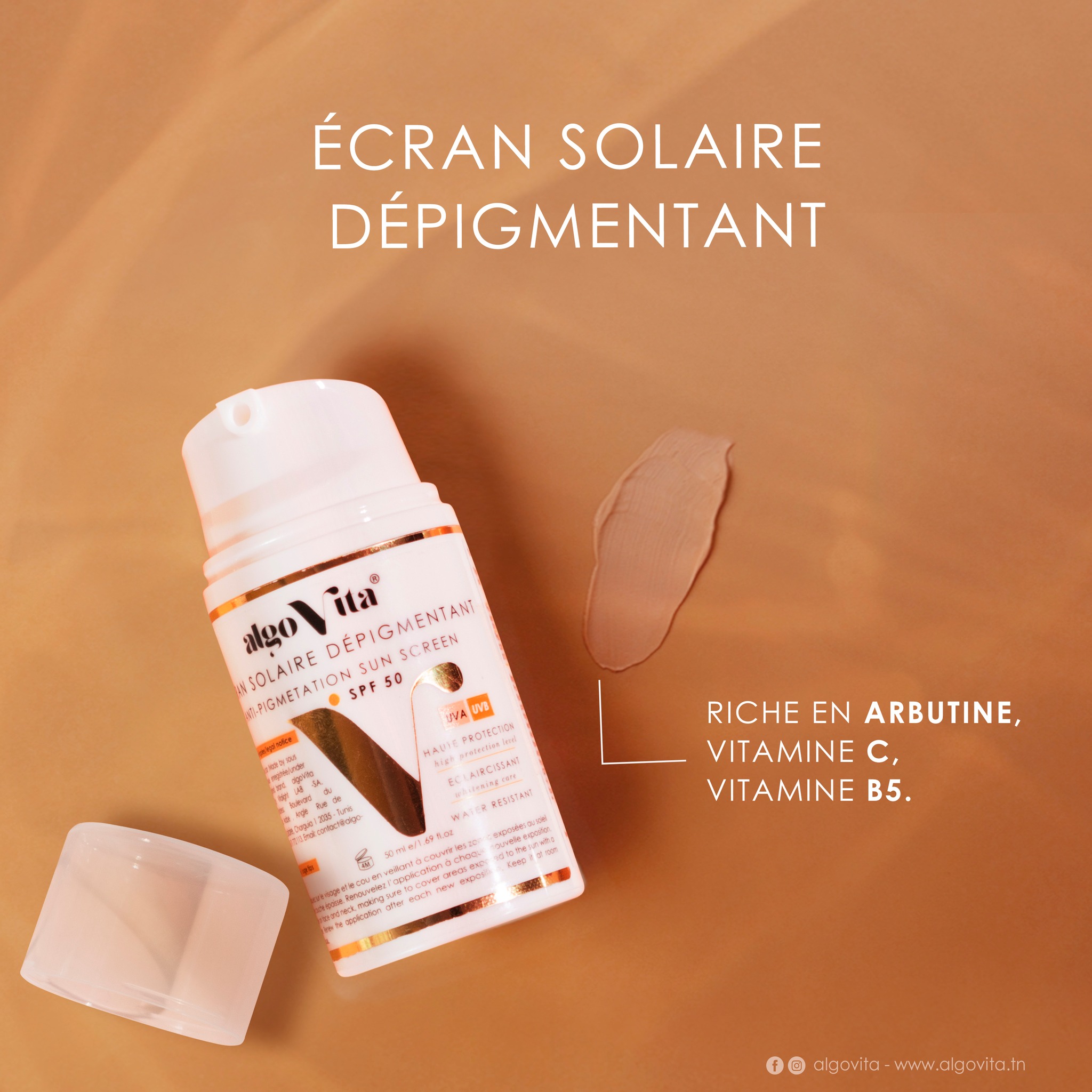 Écran Solaire Anti-Taches Beige (Peau Mixte-Grasse) 