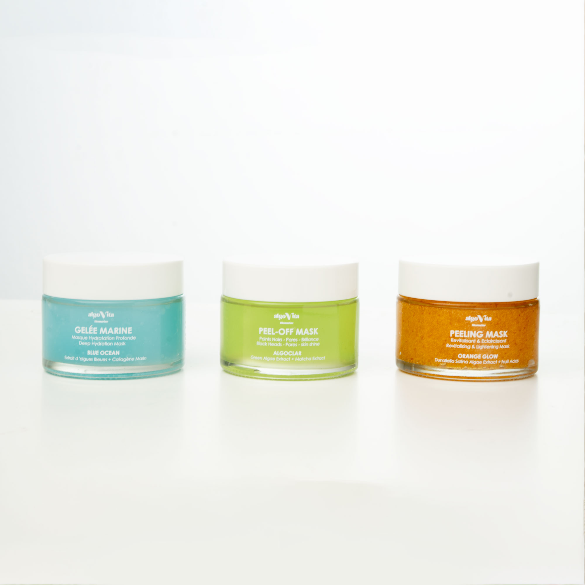 Trio masques Biomarine