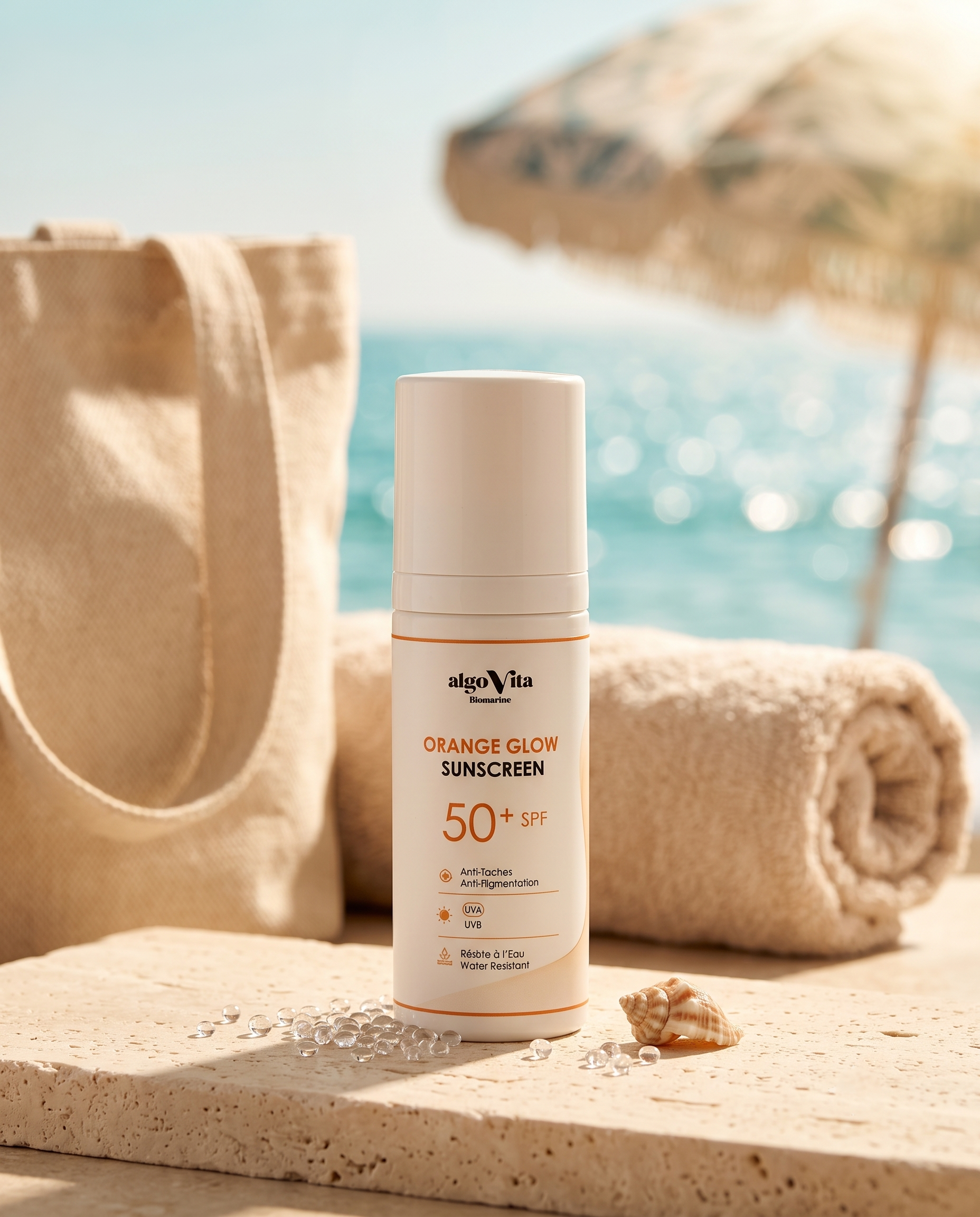 Écran Solaire Anti-taches Beige (Peau Normale-Sèche)